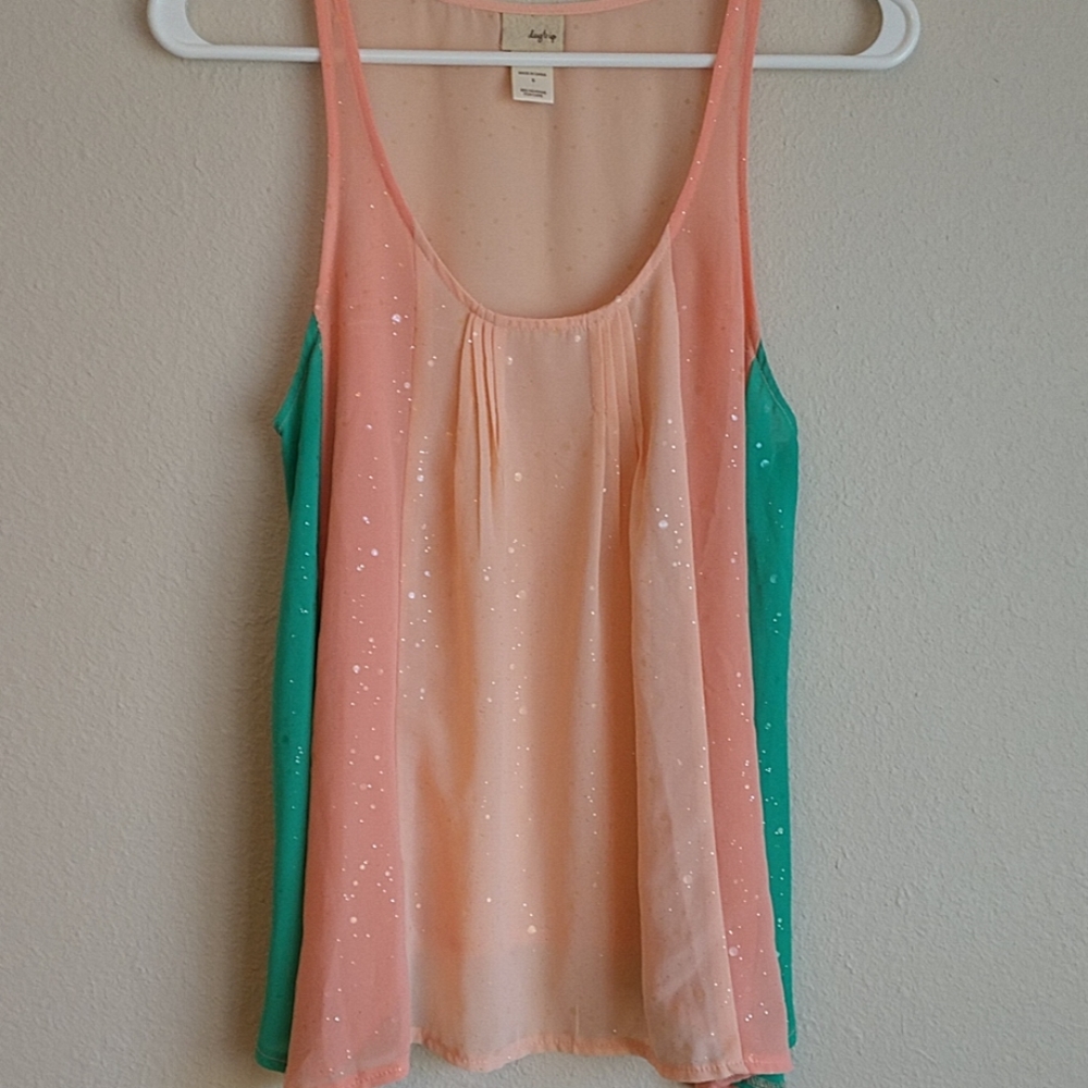 Sparkly Sleeveless Top